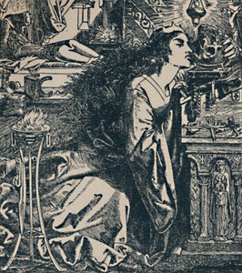 Rosamond, Königin der Langobarden, um 1850-1900, 1923 von Frederick Augustus Sandys