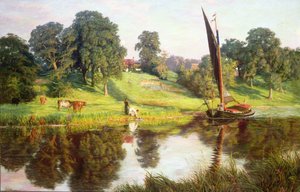 Auf dem Fluss von Frederick Bacon Barwell