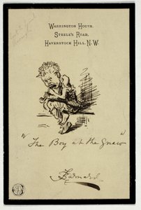 Der Junge am Nagen von Frederick Barnard