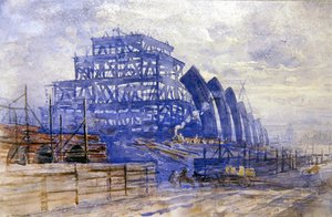Der Bau des Bahnhofs St. Pancras