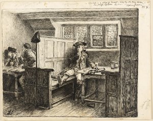Der Lauscher von Frederick Barnard