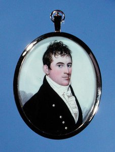 Porträtminiatur von James Drew, ca. 1805-10 von Frederick Buck