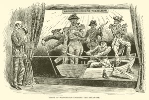 Studie von Washington überquert den Delaware