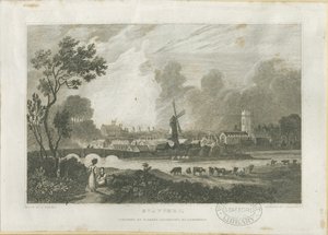 Stafford - Südwestansicht: Gravur, undatiert [ca. 1830]