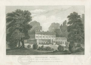 Trentham Hall: Gravur, um 1830