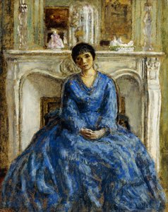 Das blaue Kleid von Frederick Carl Frieseke