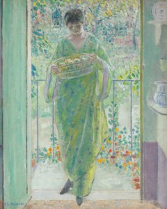 Die Küchentür von Frederick Carl Frieseke