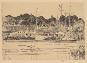 Innerer Hafen, Gloucester von Frederick Childe Hassam