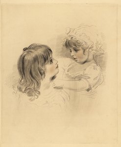 Porträt von zwei Kindern