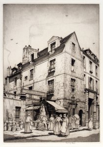 Kleiner französischer Markt von Frederick G. Hall