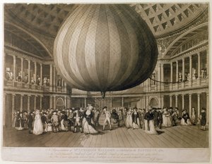 Innenansicht des Pantheon, Oxford Street, London, 1785 von Frederick George Byron