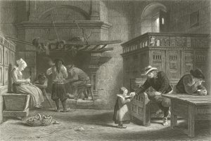 Die Heimische Mahlzeit, Bretagne von Frederick Goodall