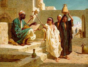 Das Lied des nubischen Sklaven, 1864 von Frederick Goodall