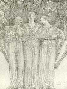 Die Feen (Gravur) von Frederick Hamilton Jackson