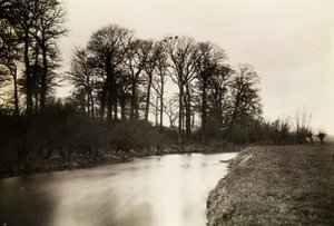 Kelmscott Manor: Die Themse in der Nähe des Herrenhauses, 1896 von Frederick Henry Evans