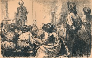 Unsere Abendkunstkurse haben begonnen, 1905 von Frederick Henry Townsend