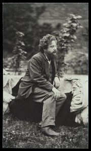 Porträtfoto von William Morris von Frederick Hollyer von Frederick Hollyer