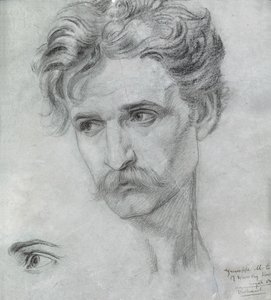 Studie von Giuseppe Moto von Frederick James Sheilds