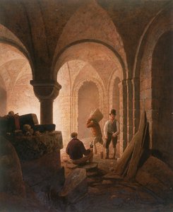 Krypta von St Mary-le-Bow, London, 1818