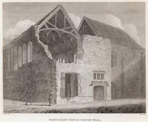 Nordostansicht von Crosby Hall
