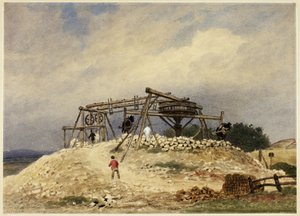 Spitze des Minenschachts von Frederick Nash