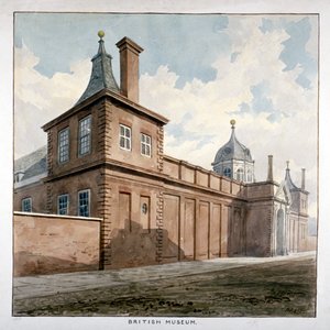 Ansicht des British Museum, Bloomsbury, London von Frederick Nash