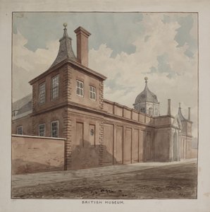 Ansicht des British Museum, Holborn, um 1807 von Frederick Nash