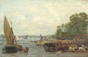 Westminster Bridge, c.1820-30 von Frederick Nash