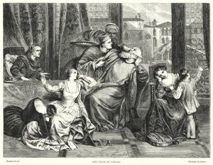 Der Tod von Foscari (Gravur) von Frederick Richard Pickersgill