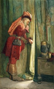 Falstaff "Ich werde mich hinter dem Wandteppich verstecken"