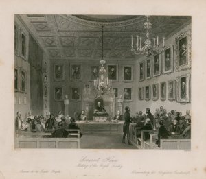 Somerset House, Treffen der Royal Society