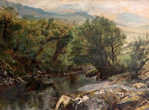 Teich in Colwyn, Nordwales