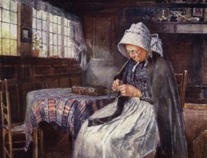 Ann Hathaways Cottage, Innenansicht von Frederick William Newton Whitehead