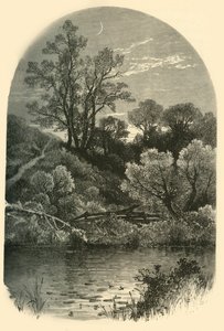 Ufer des Housatonic in Pittsfield, 1874