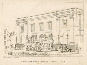 New Theatre Royal, Drury Lane, London von Frederick Wilton Litchfield Stockdale