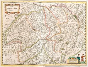 Karte der Schweiz