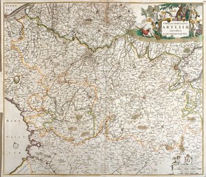 Karte der Grafschaft Artois (Frankreich) von Frederick de Wit