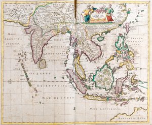 Pakistan, Indien, Nepal, Bhutan, Bangladesch, Burma, Thailand, Laos, Kambodscha, Vietnam, Malaysia, Indonesien, die Philippinen von Frederick de Wit