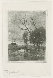 Dämmerung von Fredericus Jacobus van Rossum du Chattel (signed by artist)