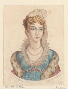 Porträt von Anna Pawlowna Romanowa