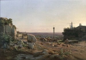 In der Nähe des Brunnens, Tivoli, in der Nähe von Rom