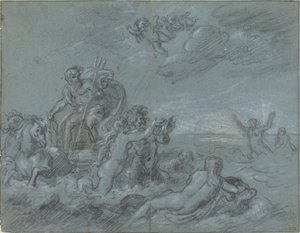 Der Triumph des Neptun von French 18th Century