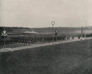 Eine Militärparade in Longchamps von French Photographer