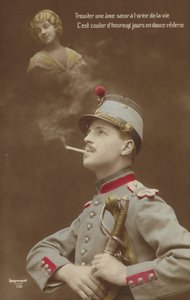 Ein junger Soldat träumt von seiner Liebe
