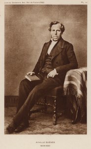 Achille Guenée, französischer Entomologe (s/w Foto) von French Photographer