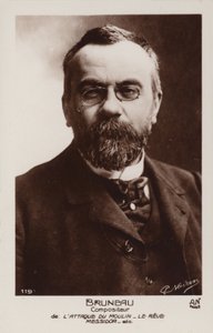 Alfred Bruneau, französischer Komponist (1857-1934) von French Photographer