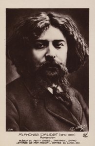 Alphonse Daudet (1840-1897), französischer Romanautor von French Photographer