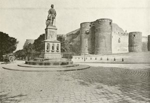 Angers, Statue des Königs René von French Photographer