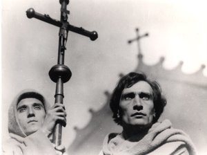 Antonin Artaud (1896-1948) im Film Die Passion der Jungfrau von Orléans von Carl Theodor Dreyer (1889-1968), 1928