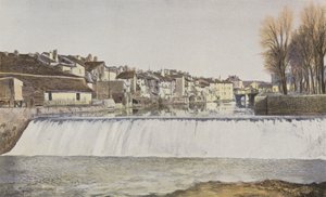 Aurillac, Alte Häuser am Ufer der Jordanne von French Photographer